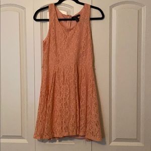 Pink/peach Lace Dress